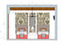 do washroom, bedroom and kitchen 3d,2d visualisations